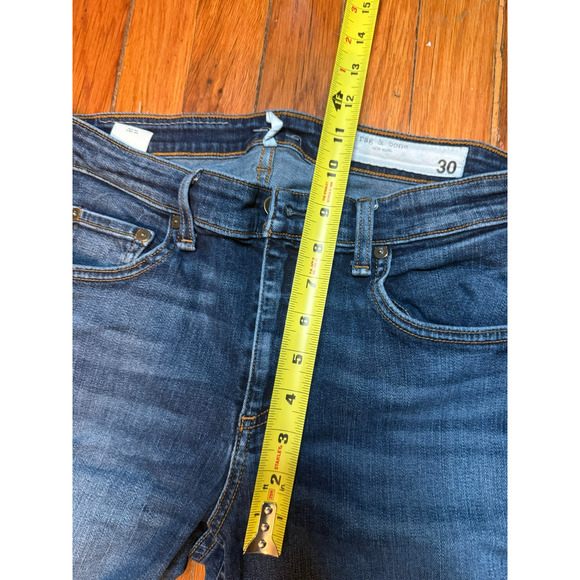 Rag and Bone Jeans Cate Mid-Rise Skinny jeans In Valley Line - Picture 4 of 8